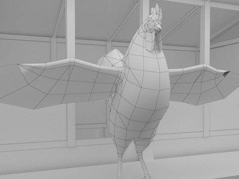 Chicken Coop 8K 3D Model