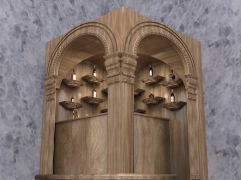 Home Bar 8K 3D Model