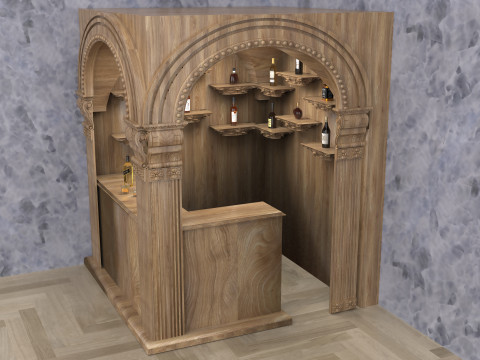 Home Bar 8K 3D Model