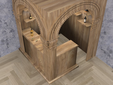 Home Bar 8K 3D Model