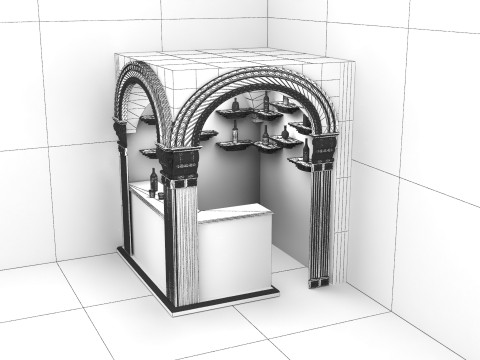 Home Bar 8K 3D Model