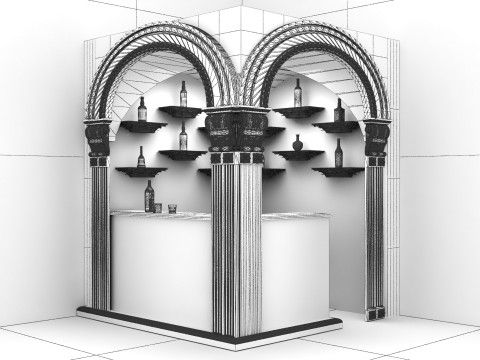 Home Bar 8K 3D Model