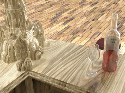 American Bar 3 - 8K 3D Модель