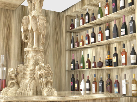 American Bar 3 - 8K 3D Модель