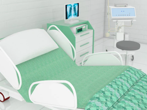 Intensive Care Unit 6 - 4K 3D Model