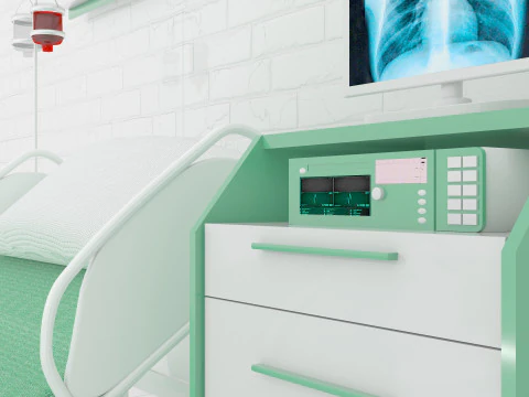 Intensive Care Unit 6 - 4K 3D Model