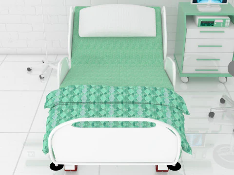 Intensive Care Unit 6 - 4K 3D Model