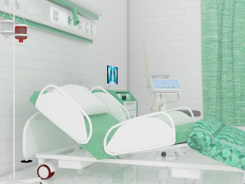 Intensive Care Unit 6 - 4K 3D Model