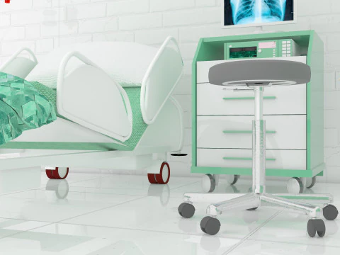 Intensive Care Unit 6 - 4K 3D Model