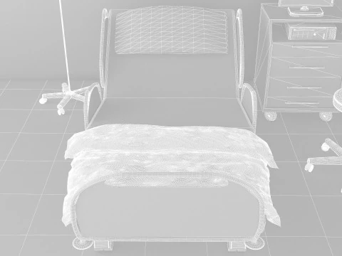 Intensive Care Unit 6 - 4K 3D Model