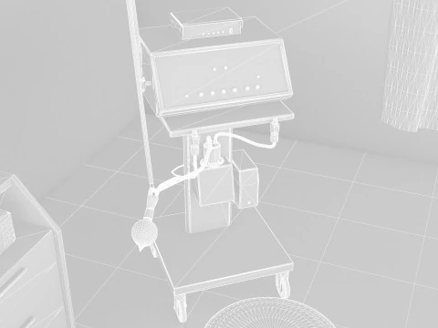 Intensive Care Unit 6 - 4K 3D Model