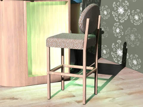 American Bar 4K Modelo 3D