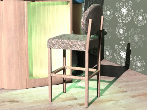 Barra Americana 4K Modelo 3D