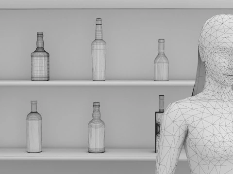 Barra Americana 4K Modelo 3D