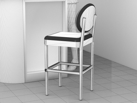 American Bar 4K Modelo 3D