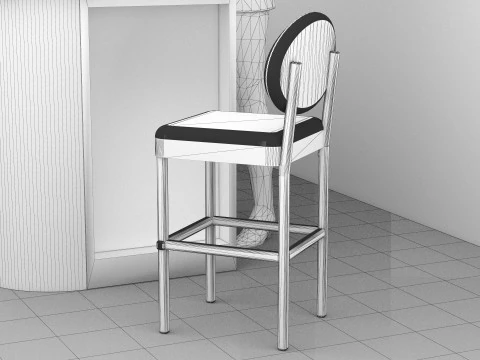 Barra Americana 4K Modelo 3D