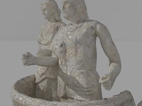 Roman Monument 4K Modèle 3D