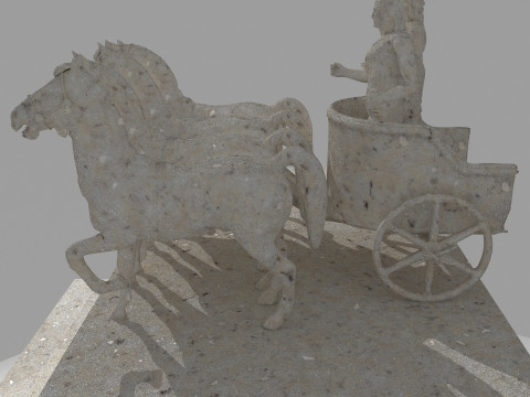Roman Monument 4K Modèle 3D