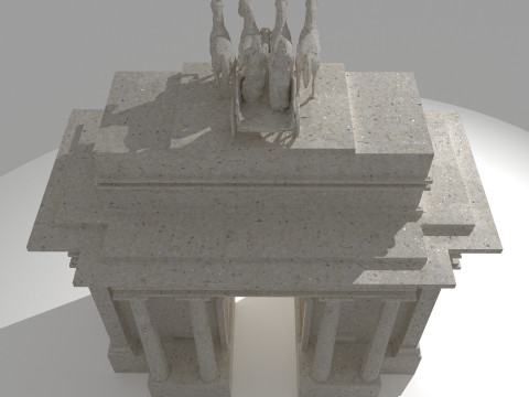 Roman Monument 4K Modèle 3D