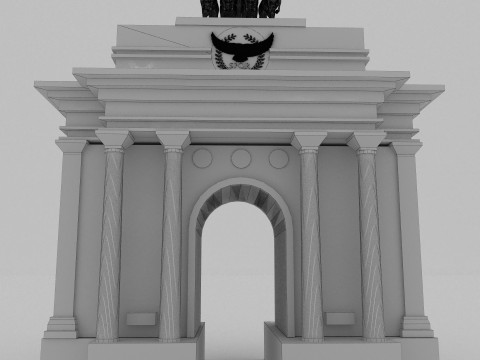 Roman Monument 4K Modèle 3D