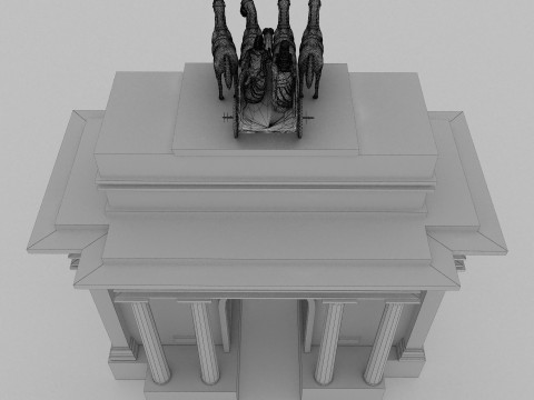 Roman Monument 4K Modèle 3D