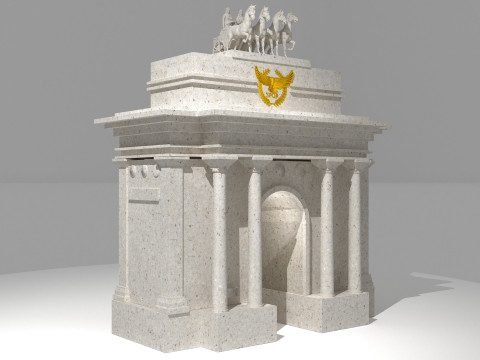 Roman Monument 4K 3D मॉडल