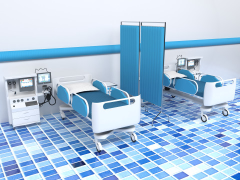 Dialysis Center 4K 3D Model