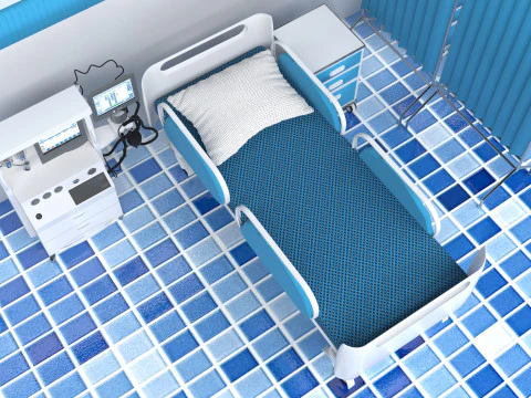 Dialysis Center 4K 3D Model