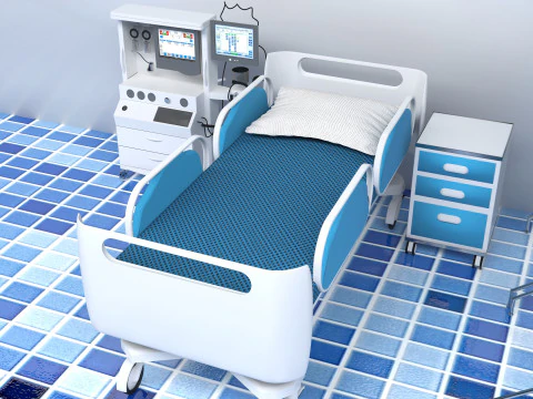 Dialysis Center 4K 3D Model
