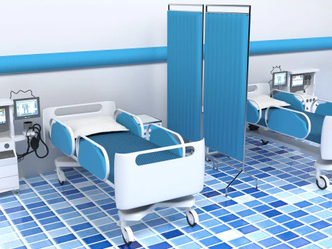 Dialysis Center 4K 3D Model