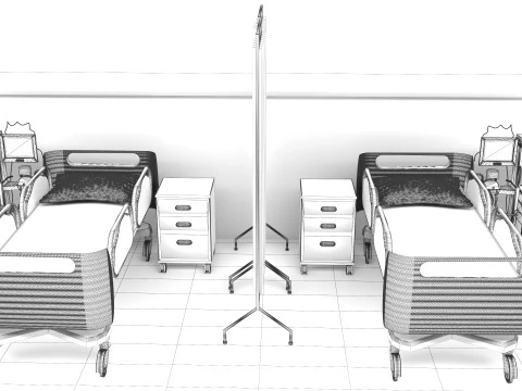 Dialysis Center 4K 3D Model