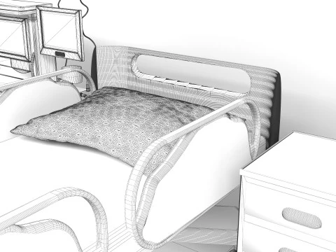 Dialysis Center 4K 3D Model