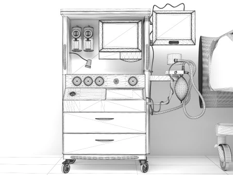 Dialysis Center 4K 3D Model