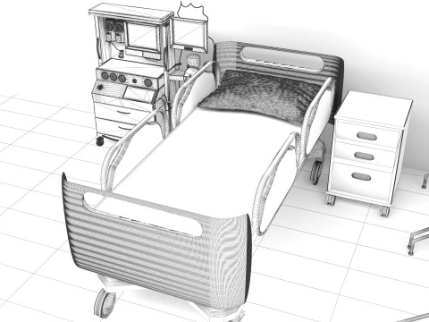 Dialysis Center 4K 3D Model