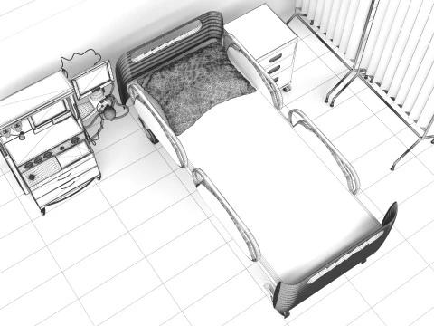 Dialysis Center 4K 3D Model