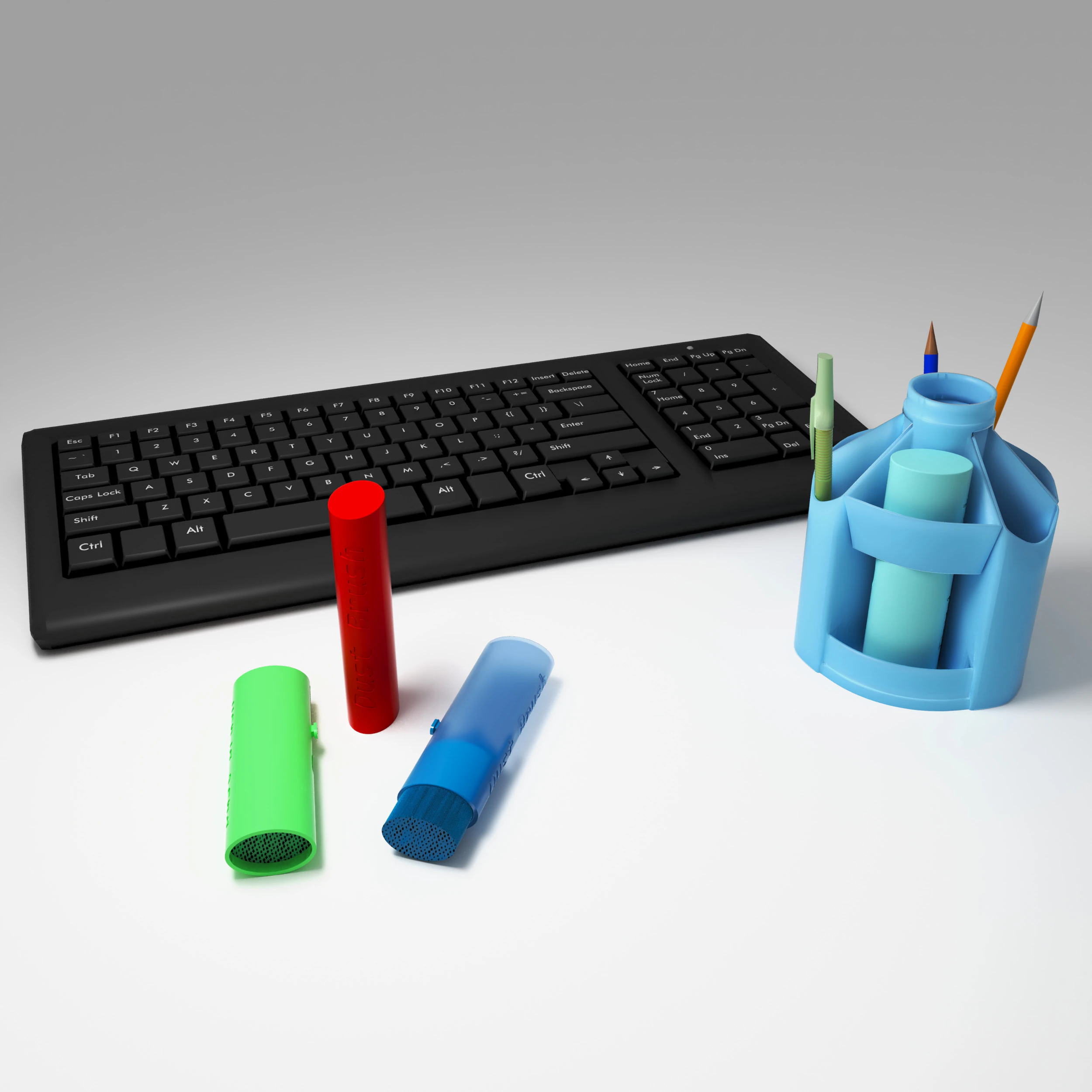 PC Workset 3D Model .c4d .max .obj .3ds .fbx .stl .blend