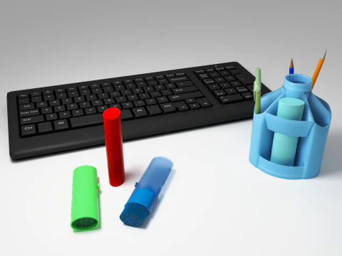 Робочий набір ПК 4K 3D Модель