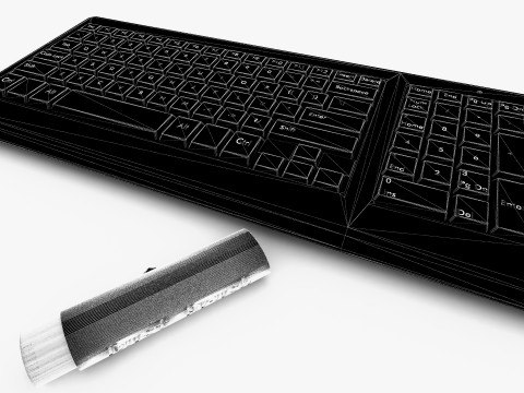 PC Workset 4K 3D Model