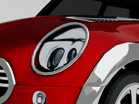 Mini Car 4K 3D Model