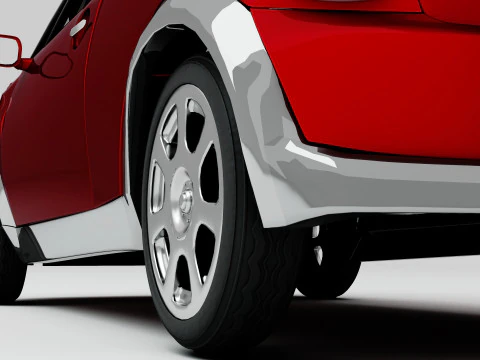 Mini Car 4K 3D Model