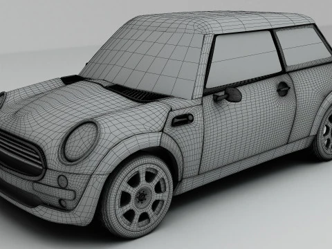Mini Car 4K 3D Model