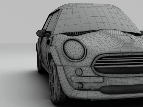 Mini Car 4K 3D Model