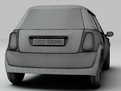 Mini Car 4K 3D Model