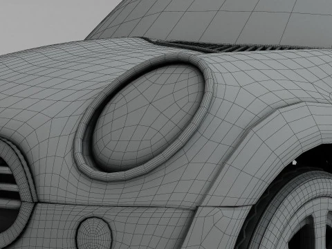 Mini Car 4K 3D Model