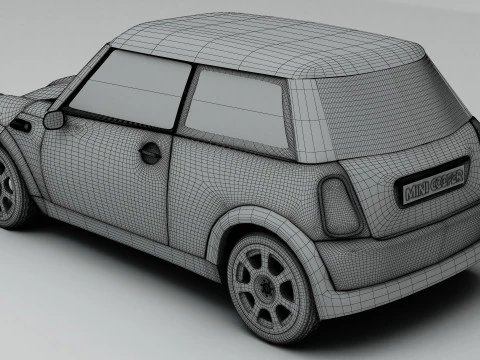Mini Car 4K 3D Model
