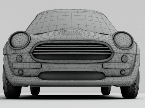 Mini Car 4K 3D Model