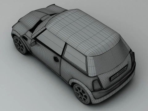 Mini Car 4K 3D Model