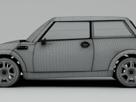 Mini Car 4K 3D Model