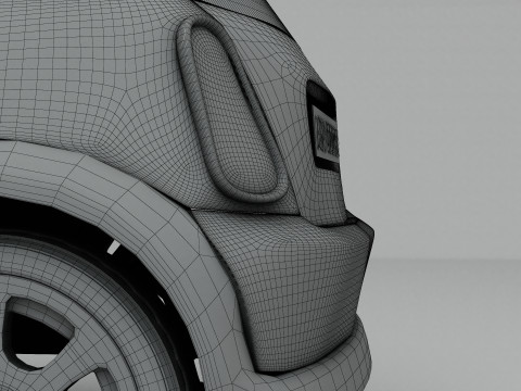 Mini Car 4K 3D Model