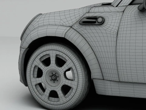 Mini Car 4K 3D Model